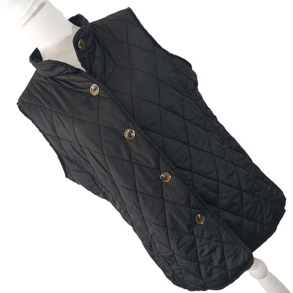 KENNETH COLE! AWESOME SLEEK BLACK QUILTED THERMAL OVERSIZED VEST! SZ L - Picture 10 of 10